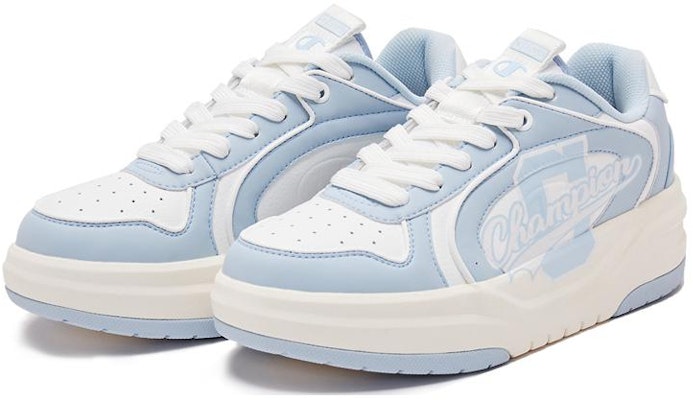(W) Champion Essentials Varsity 1 Low 'Azul Blanco' U3CFCTW10M2 Lookbook (W) Champion Essentials Varsity 1 Low 'Azul Blanco' U3CFCTW10M2