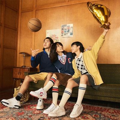 (W) Champion Essentials Varsity 1 Low '队红' U3CFCTW10L1 1