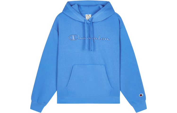 (Women) Champion FW23 Rochester Casual Solid Color Hoodie with Script Logo - European Fit EW-YSW06