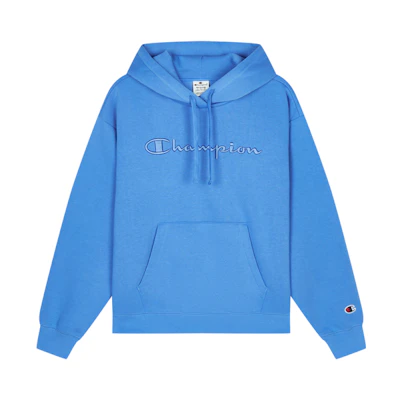 (Women) Champion FW23 Rochester Casual Solid Color Hoodie with Script Logo - European Fit EW-YSW06