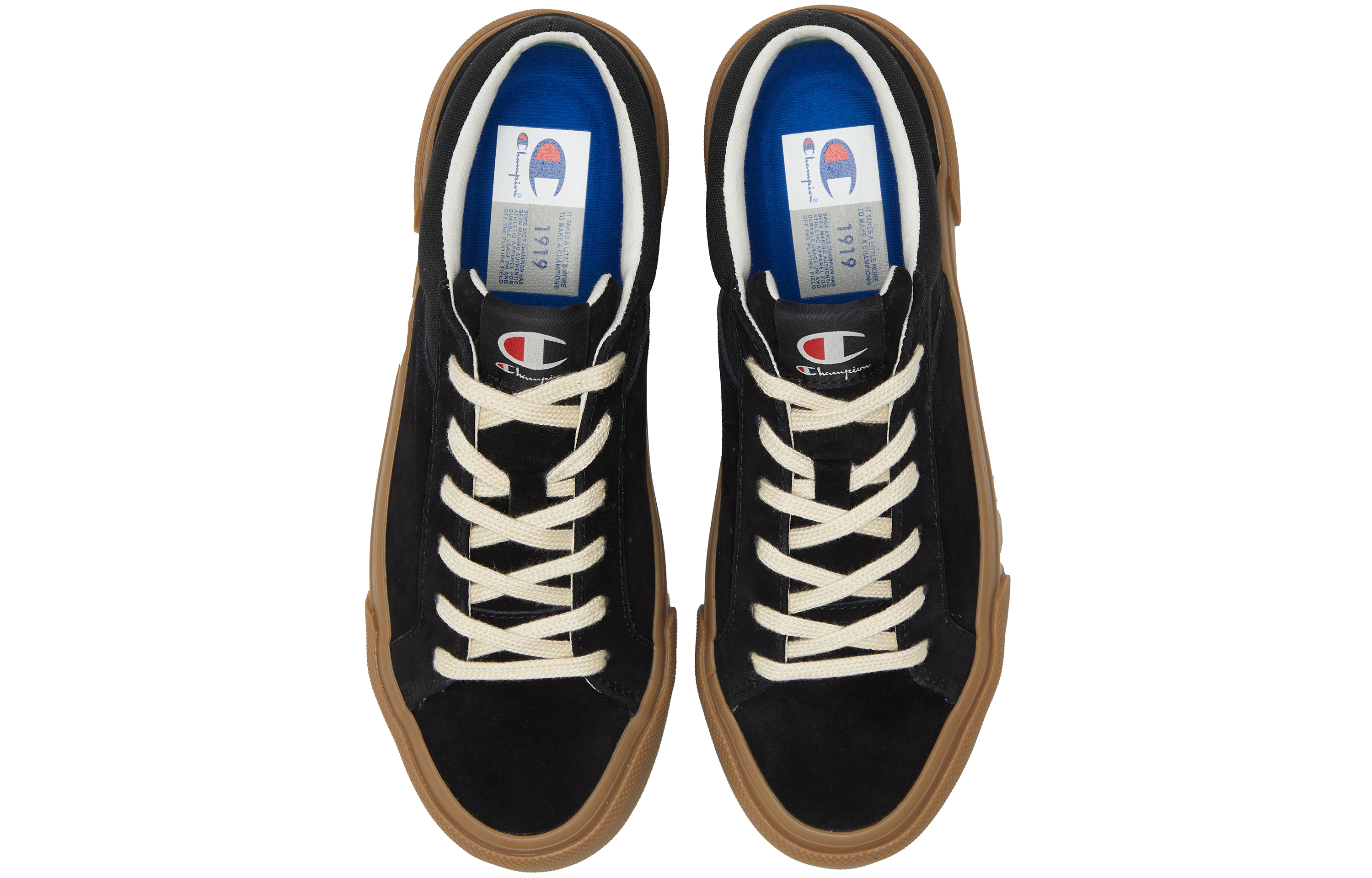 Lookbook (W) Champion Heritage Suede Low ''Essentiels Noir'' U1CFCTW09U1