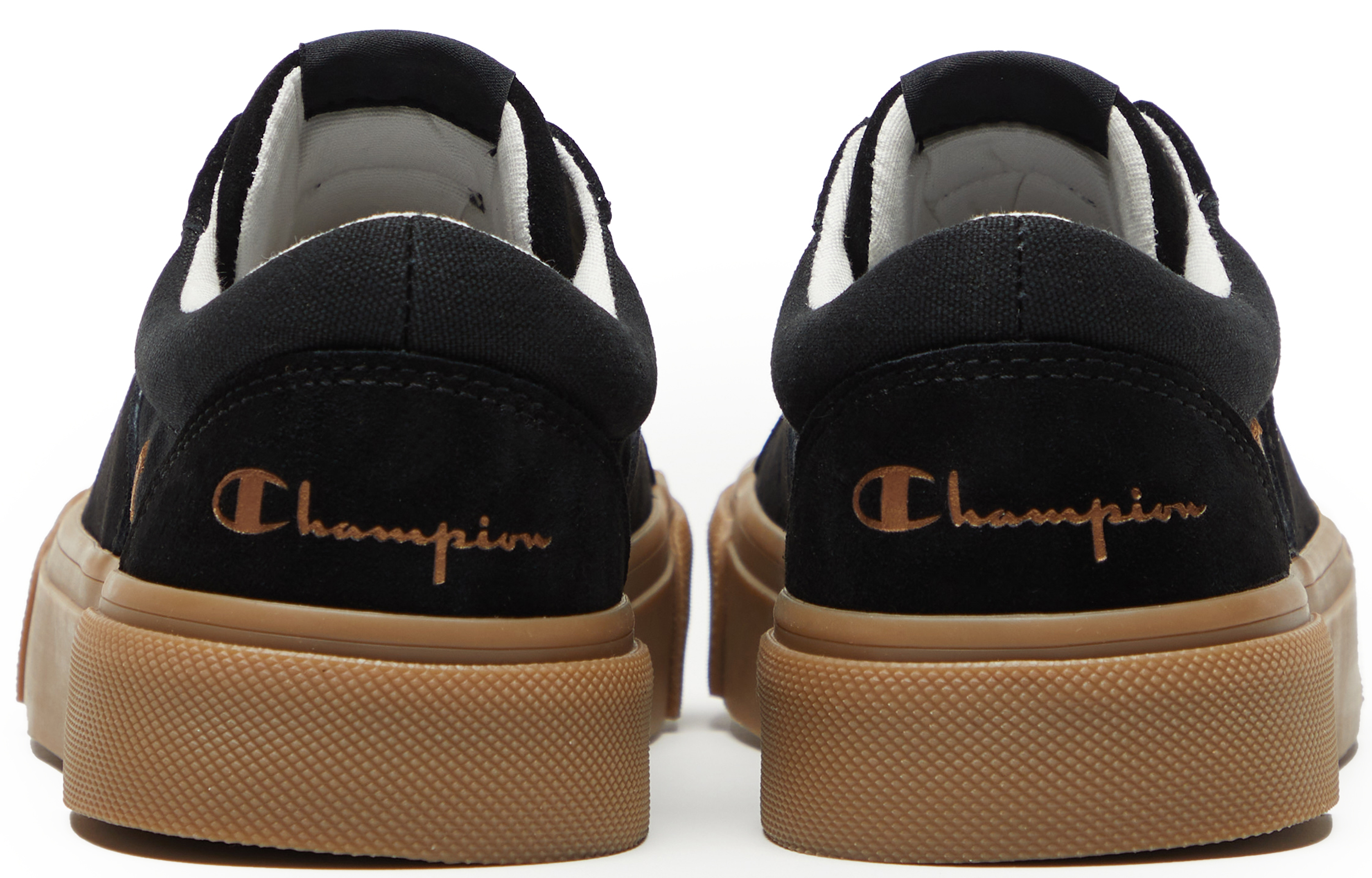 Shop (W) Champion Heritage Suede Low ''Essentiels Noir'' U1CFCTW09U1