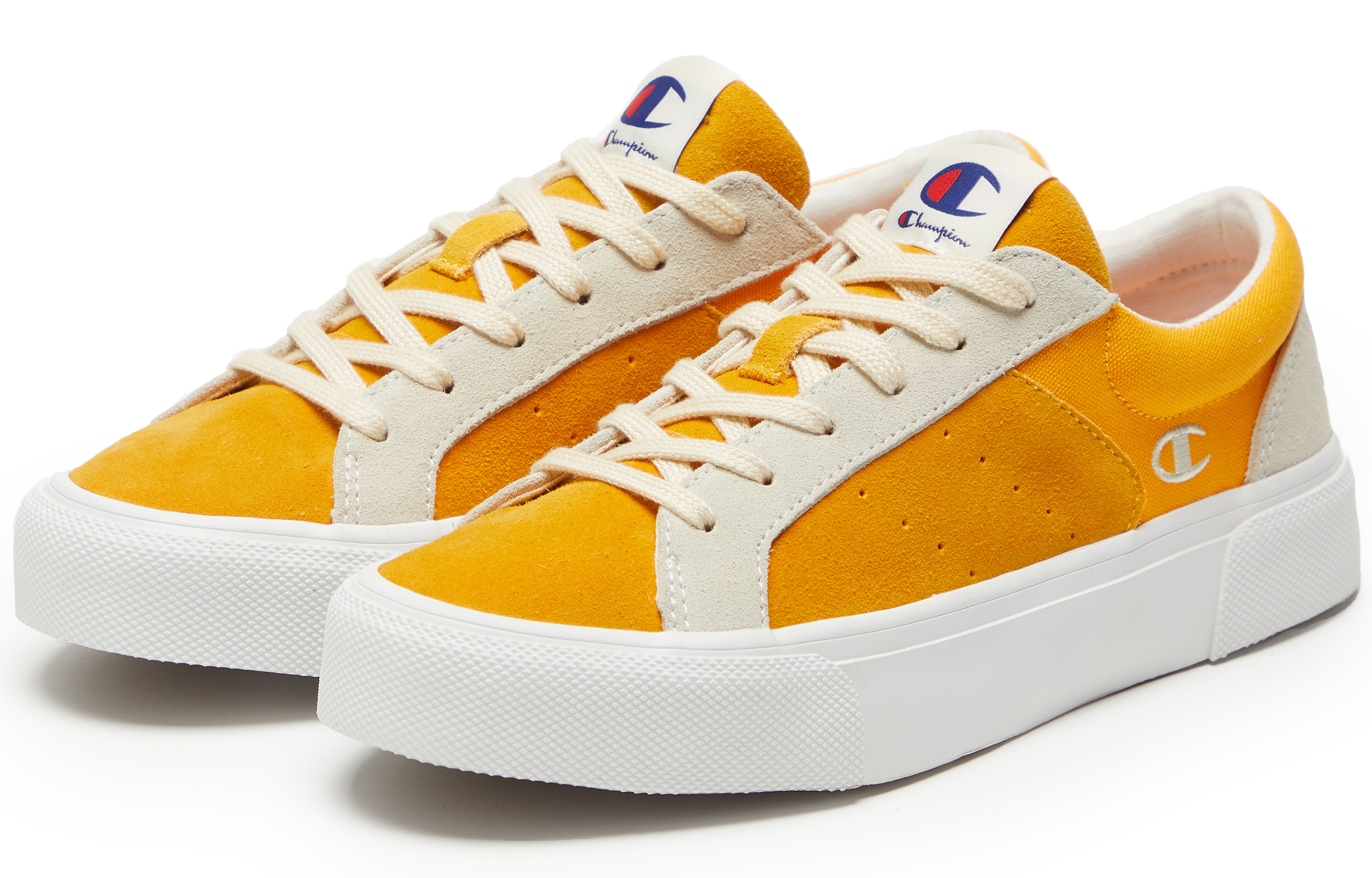 Order Champion Essentials系列 Heritage Suede Low 時尚萬用休閒低筒帆布鞋 女款 黃色