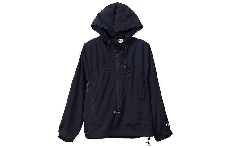 (Women) Champion Navy Hooded Jacket Japan Edition CW-R607-C370