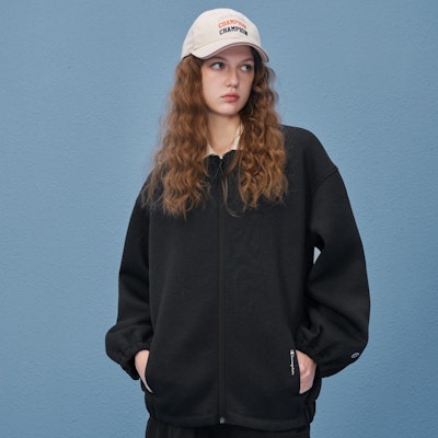 (Women) Champion Oversized Cocoon Zip Jacket Japan Edition CW-T016 Shop (Women) Champion Oversized Cocoon Zip Jacket Japan Edition CW-T016