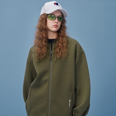 (Women) Champion Oversized Cocoon Zip Jacket Japan Edition CW-T016 2