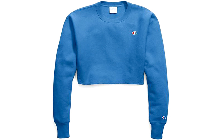 (Women) Champion Oversized Crewneck Sweatshirt Blue (US Version) WL827-549302-Y18