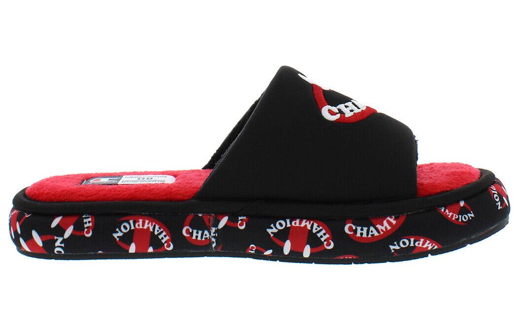 (W) Champion Plush Smile Slide 'Black Red' 圖 2