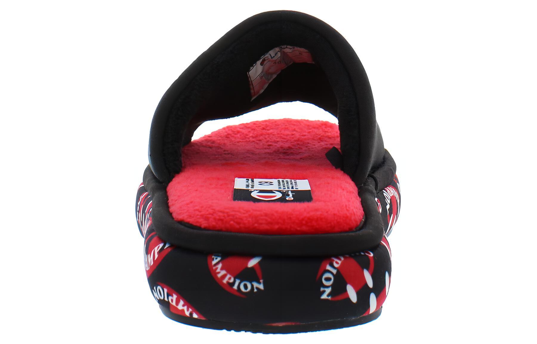 (W) Champion Plush Smile Slide 'Black Red' 圖 3