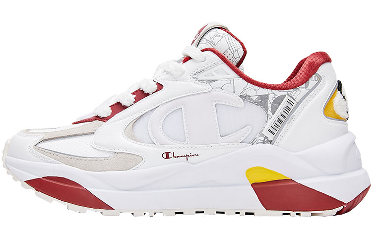 (Women) Champion POP MART x Retro Sports 'Red Colorblock Chunky ...