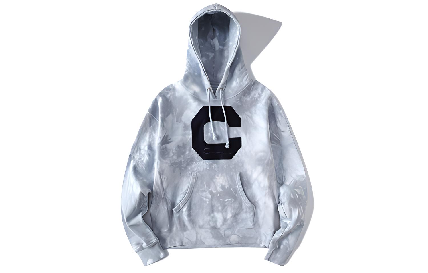 (Women) Champion Premium Classic Logo Tie-Dye Hoodie () - Gray Blue WL266-CHDAHFW114N-7C7
