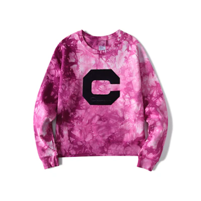 (Women) Champion Premium Classic Tie-Dye Logo Sweatshirt Purple (US Version) WL265-CTTAHFW113W-EI3