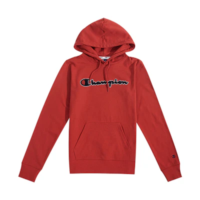 (Women) Champion Pullover Hoodie Red 111383RED