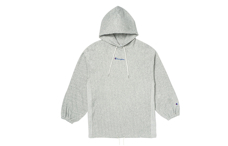 (Women) Champion Relaxed Fit Hooded Sweatshirt Japan Edition Grey CW-R101-C070