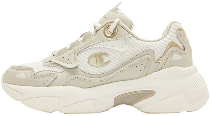 (Women) Champion Retro Sports 'Champ Ferry Thick Sole Khaki' U3AFCCW03F1 Buy (Women) Champion Retro Sports 'Champ Ferry Thick Sole Khaki' U3AFCCW03F1
