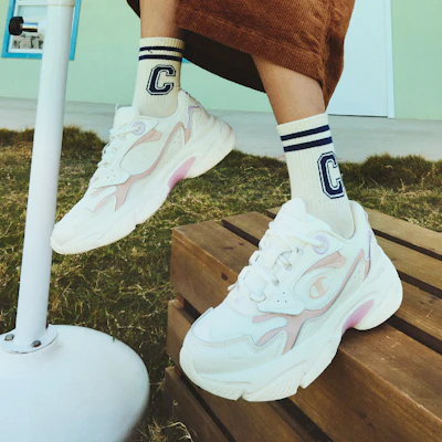 (W) Champion Retro Sports ''Champ Ferry Dikke Zool Casual Dad Sneakers'' U3AFCCW03K7 Details for (W) Champion Retro Sports ''Champ Ferry Dikke Zool Casual Dad Sneakers'' U3AFCCW03K7