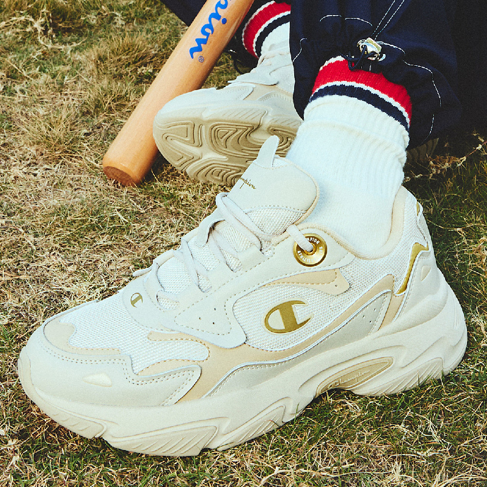 Details for (W) Champion Retro Sports ''Champ Ferry Dikke Zool Khaki'' U3AFCCW03F1