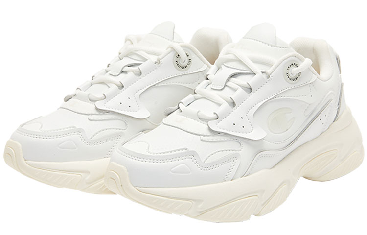 Lookbook 冠軍復古運動系列 Champ Ferry 厚底悠閒運動潮爸鞋 女款 白色
