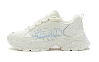 (Women) Champion Retro Sports 'Color-Block Dad Shoe Low White Light Blue' U3DFCCW05M2 (Women) Champion Retro Sports 'Color-Block Dad Shoe Low White Light Blue' U3DFCCW05M2