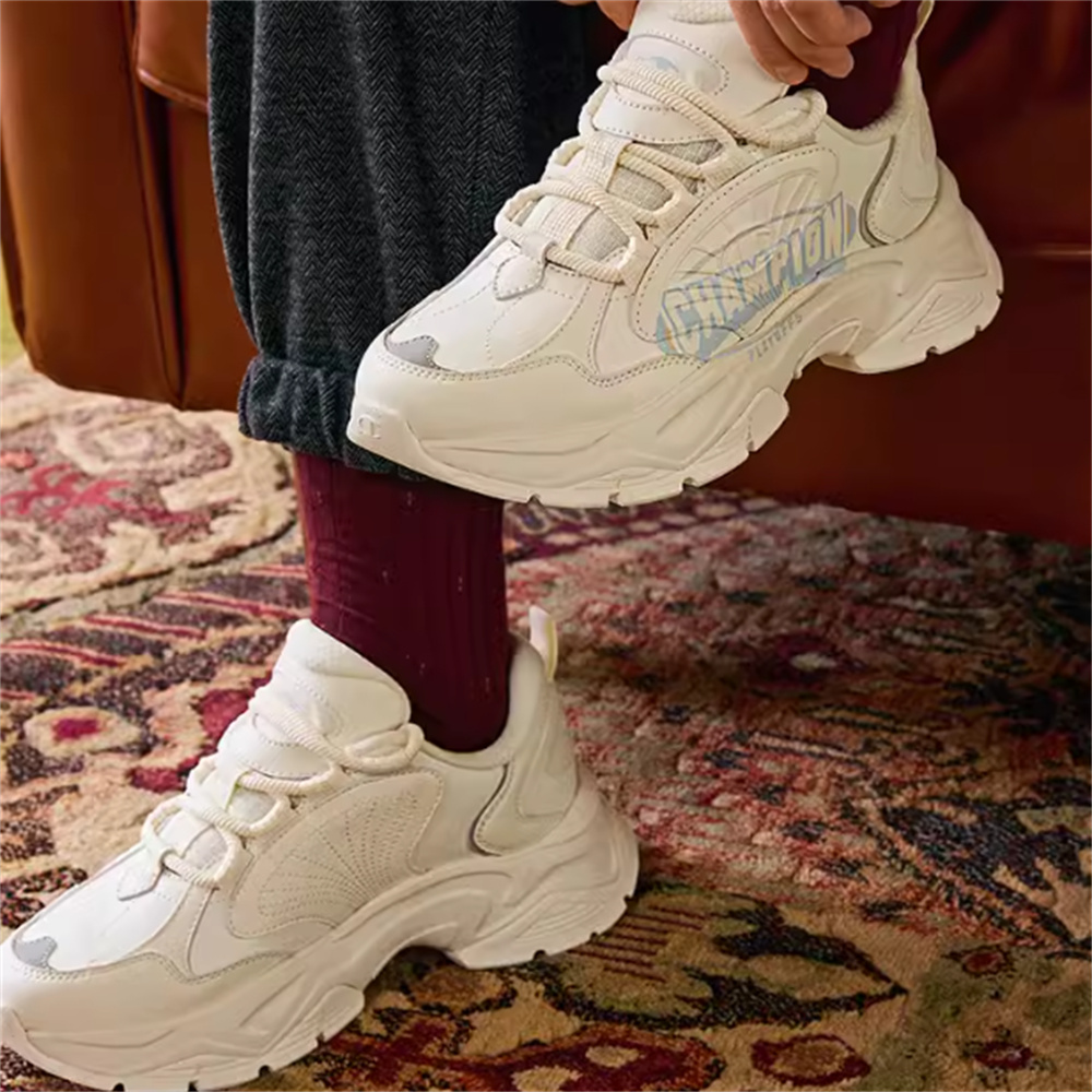 Details for (W) Champion Retro Sports ''Color-Block Dad Sneaker Weiß Hellblau'' U3DFCCW05M2