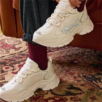 (Women) Champion Retro Sports 'Color-Block Dad Shoe Low White Light Blue' U3DFCCW05M2 Details for (Women) Champion Retro Sports 'Color-Block Dad Shoe Low White Light Blue' U3DFCCW05M2