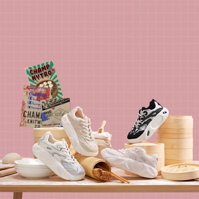 (W) Champion Retro Sports 'Xiao Long Bao' Zapatillas Retro Deportivas U3CFCCW02K2 2