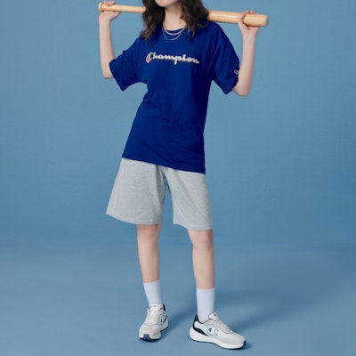 (Women) Champion Retro Sports C-Runner 'Light Blue' U3AFCRW04M2 Sizing (Women) Champion Retro Sports C-Runner 'Light Blue' U3AFCRW04M2