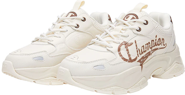 (W) Champion Retro Sports Champ 19 Low ''Beige'' - Baskets Beige Retro Sport Champion U2CFCCW03D1 Order (W) Champion Retro Sports Champ 19 Low ''Beige'' - Baskets Beige Retro Sport Champion U2CFCCW03D1