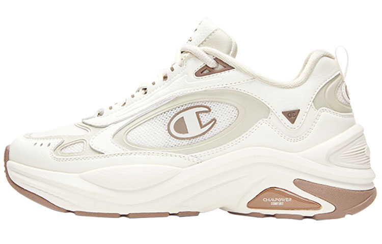 (Women) Champion Retro Sports Champ 2000 'White Oatmeal' U3BFCCW06D1