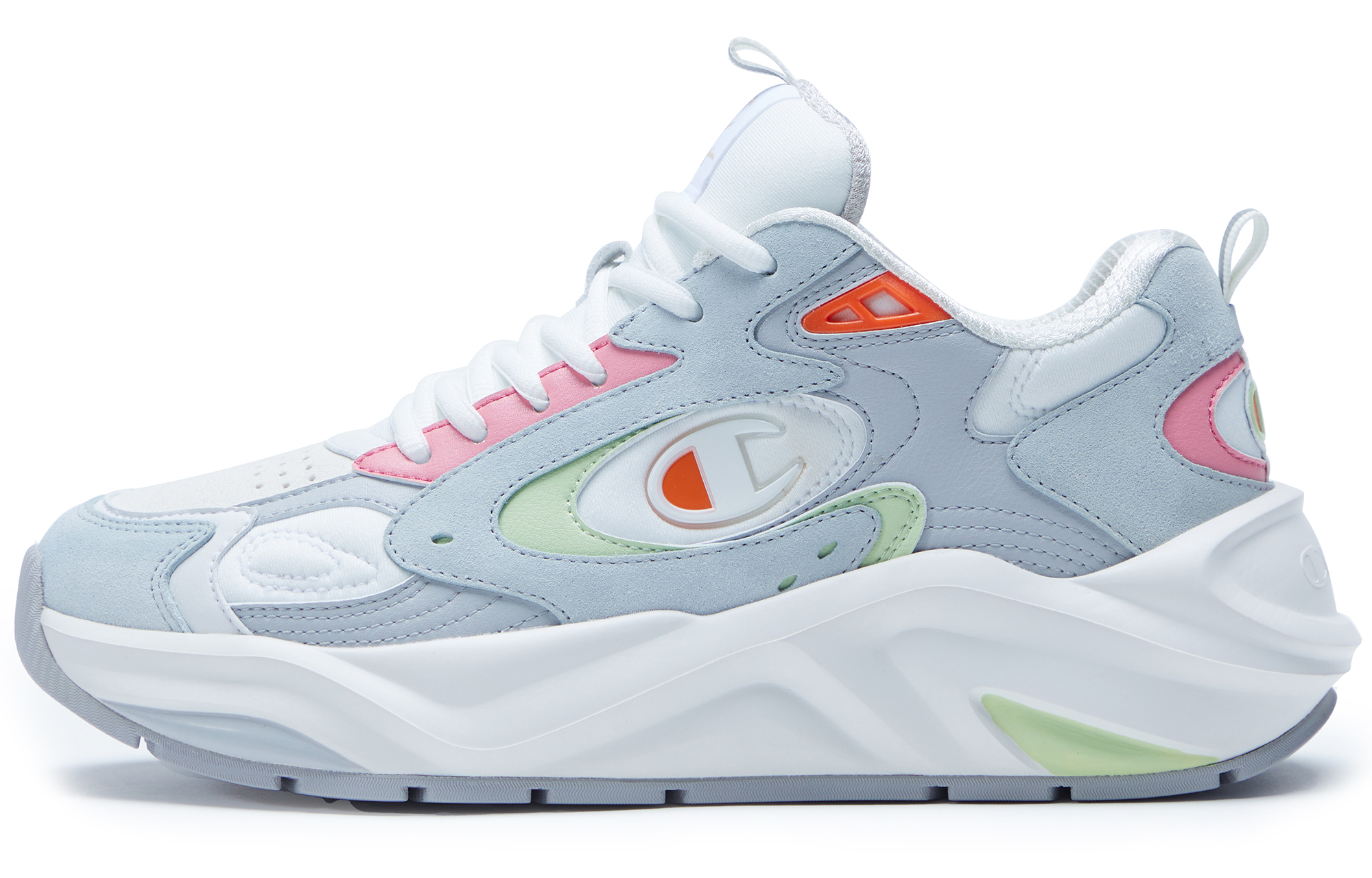 (Women) Champion Retro Sports Champ Breaker 'Light Blue Colorblock' U1DFCCW02M1