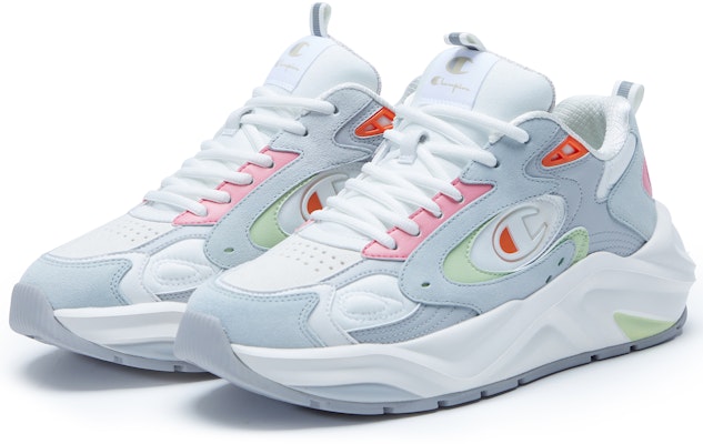 (Women) Champion Retro Sports Champ Breaker 'Light Blue Colorblock' U1DFCCW02M1 Order (Women) Champion Retro Sports Champ Breaker 'Light Blue Colorblock' U1DFCCW02M1