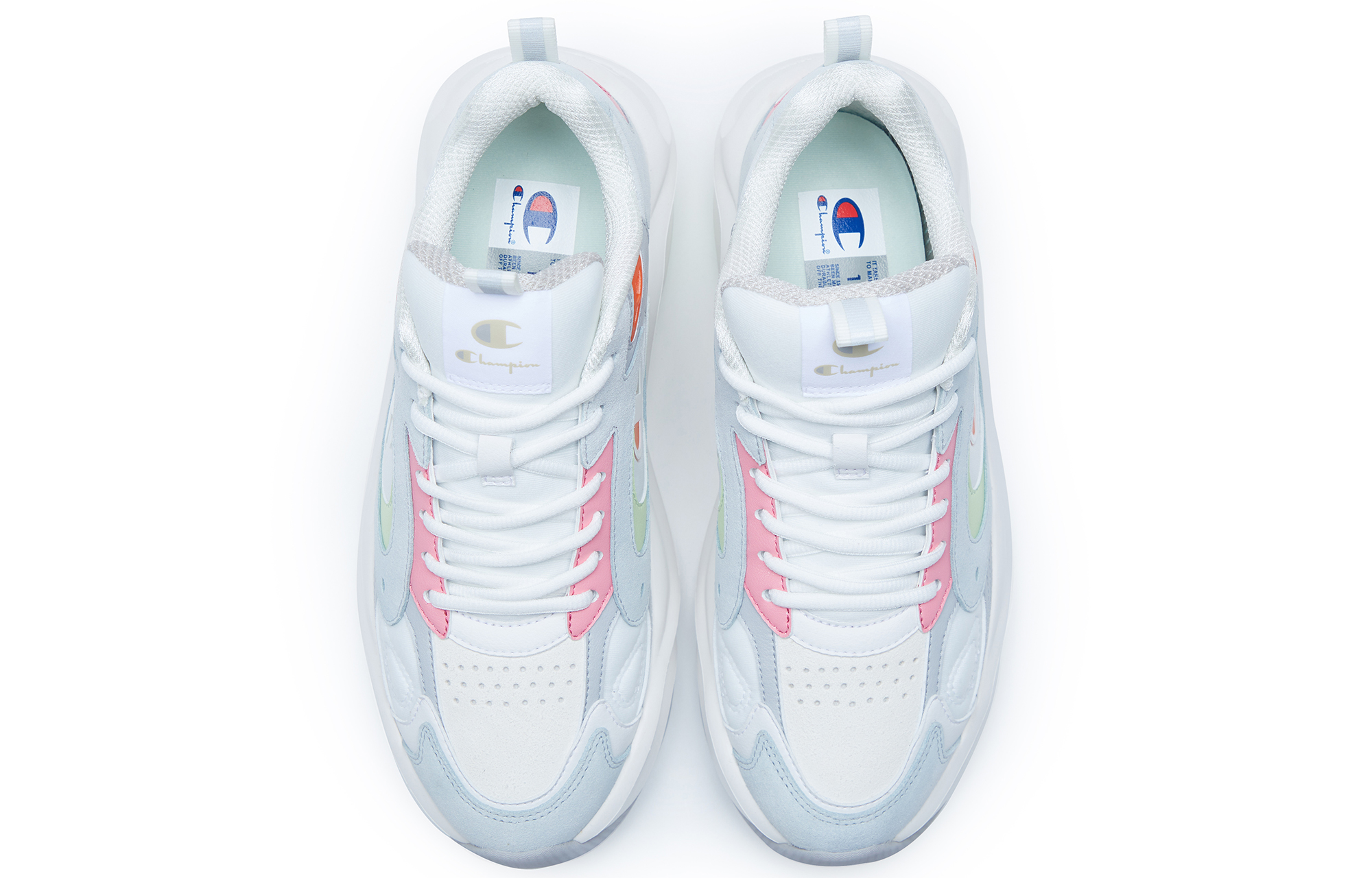 Lookbook (Women) Champion Retro Sports Champ Breaker 'Light Blue Colorblock' U1DFCCW02M1