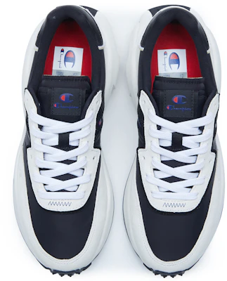 (W) Champion Retro Sports Champ OG ''Klassiek Logo Patchwork Dad Schoen Zwart Wit'' U1DFCCW01U2 Lookbook (W) Champion Retro Sports Champ OG ''Klassiek Logo Patchwork Dad Schoen Zwart Wit'' U1DFCCW01U2