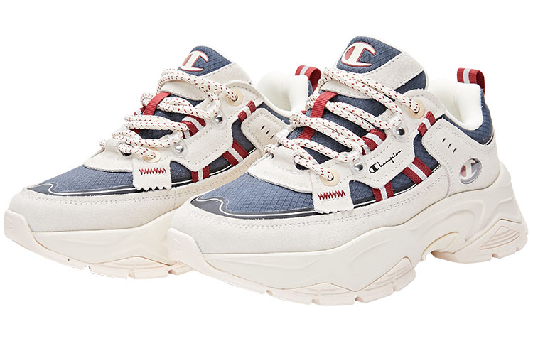 Lookbook Champion復古運動系列 Champ Tracklite 休閒增高老爹鞋 女款 藍色
