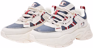 Lookbook Champion復古運動系列 Champ Tracklite 休閒增高老爹鞋 女款 藍色