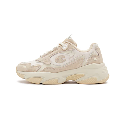 (W) Champion Retro Sports Low 'Brown Retro Color Block'