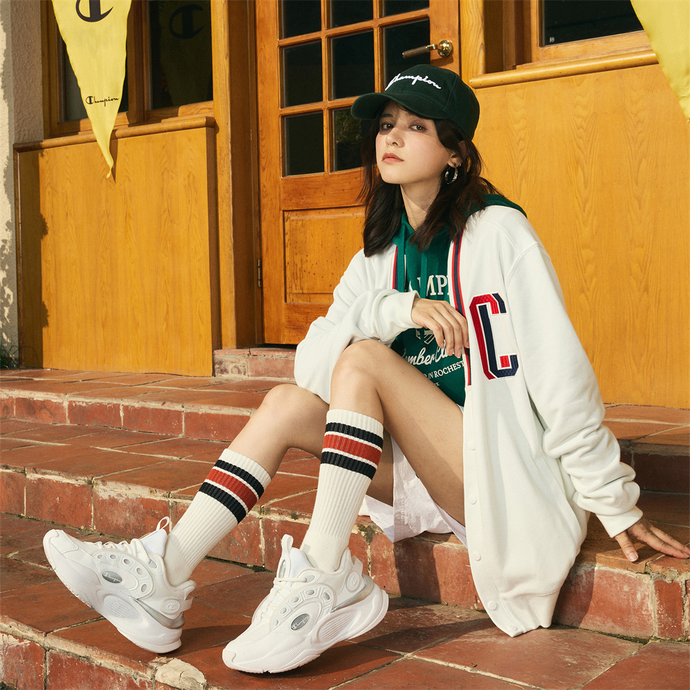 (W) Champion Retro Sports Low 'White Dad Shoe' 圖 6