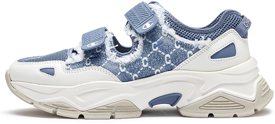 (Women) Champion Retro Sports Sandal 'Mackerel Blue/Milk White' U3CFCSW04M1 Buy (Women) Champion Retro Sports Sandal 'Mackerel Blue/Milk White' U3CFCSW04M1