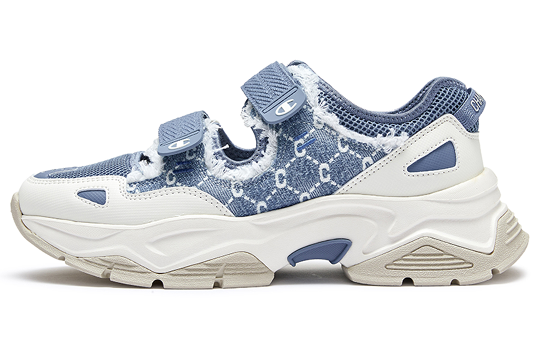 (Women) Champion Retro Sports Sandal 'Mackerel Blue/Milk White' U3CFCSW04M1