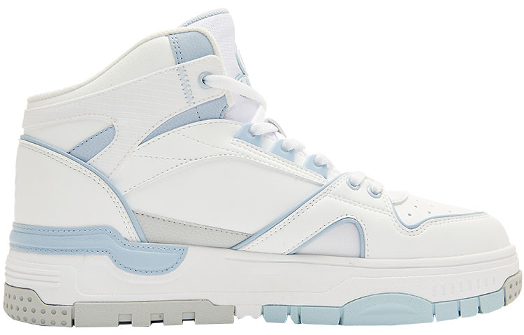 (W) Champion RetroBasket 19 'Casual Sport High-Top Retro Basketball White Blue' 圖 2