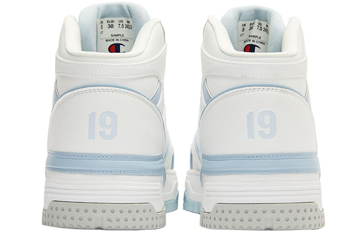 (W) Champion RetroBasket 19 'Casual Sport High-Top Retro Basketball White Blue' 圖 4