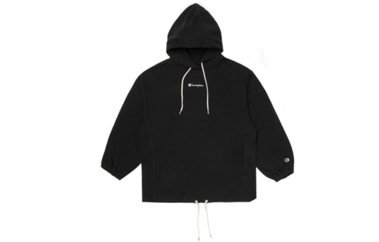 (Women) Champion Ribbed Cuff Sweatshirt Japan Edition - Black CW-R101-C090