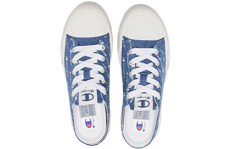 Shop (W) Champion Rochester Mono ''Denim Blauw Logo'' U2BFCVW06M1