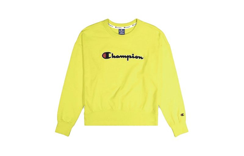 (Women) Champion Rochester Yellow Crewneck Sweatshirt European Edition 111384-YS002