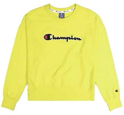 (W) Champion Rochester 黃色圓領運動衫 歐洲版 111384-YS002 Buy (W) Champion Rochester 黃色圓領運動衫 歐洲版 111384-YS002