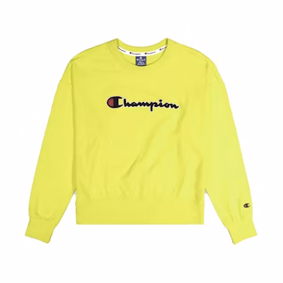 (Women) Champion Rochester Yellow Crewneck Sweatshirt European Edition 111384-YS002