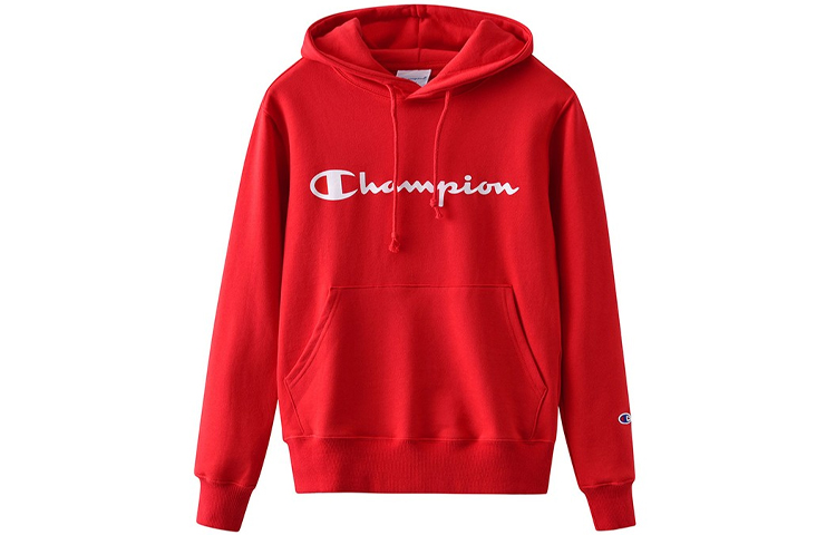 (Women) Champion Script Logo Print Hoodie Japan Edition Red C3-Q102-C940