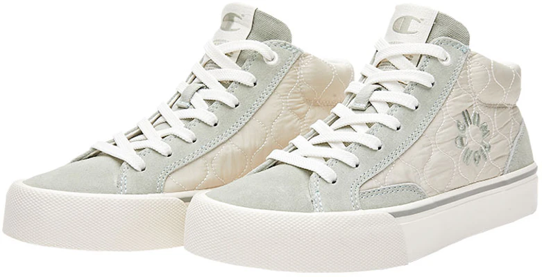 (W) Champion Skate Classic 1.0 Mid ''Logo Brodé - Beige Vert'' U2DFCTW02N1 Lookbook (W) Champion Skate Classic 1.0 Mid ''Logo Brodé - Beige Vert'' U2DFCTW02N1
