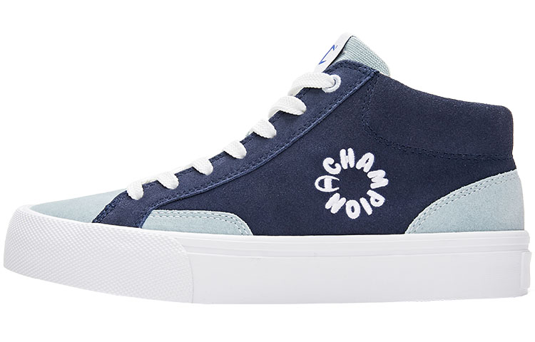 (Women) Champion Skate Classic High 1.0 'Embroidered Logo Blue' U2DFCTW02M1