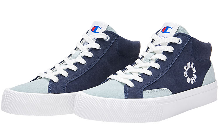 Lookbook (W) Champion Skate Classic High 1.0 ''Logo Brodé Bleu'' U2DFCTW02M1